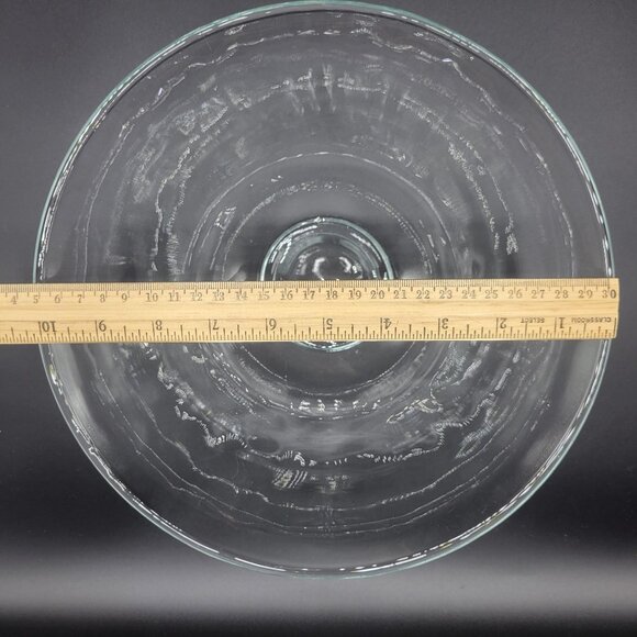 Vintage Indiana Clear Glass 3-Piece Chip N Dip Bowl Set MCM Design - Picture 6 of 11